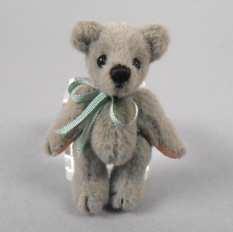 Grey Velvet 2 inch Bear